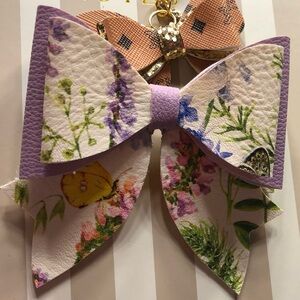 Springtime Large Layered Bow - choice of keychain or Stanley tumbler